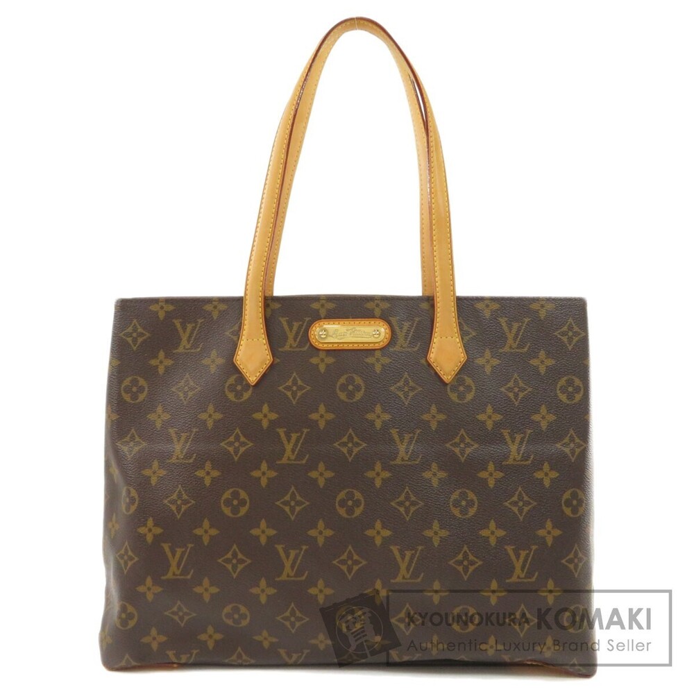 Louis Vuitton Wilshire Monogram Tote Bag Canvas